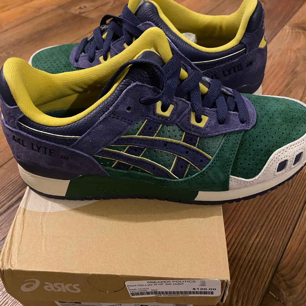 BRAND NEW Asics! Purple and Green